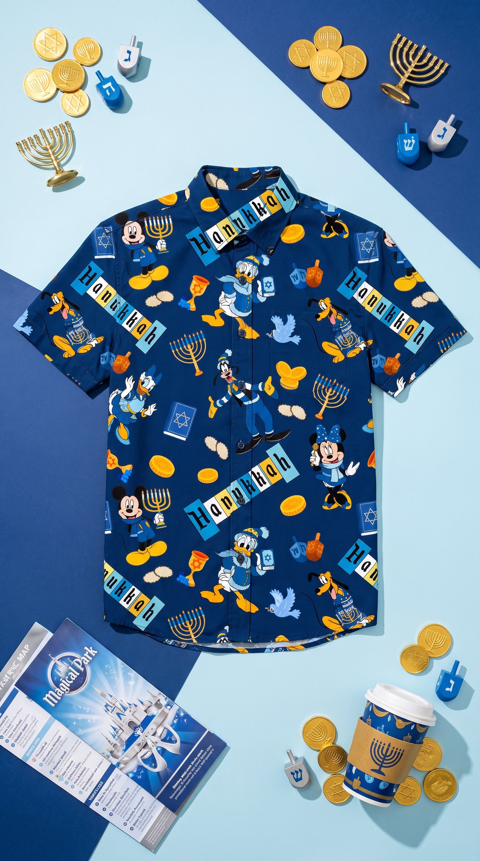 Boy's Hanukkah Magic Athletic Polo