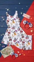 Sail Into Magic Girls’ Athletic Dress with Shorts