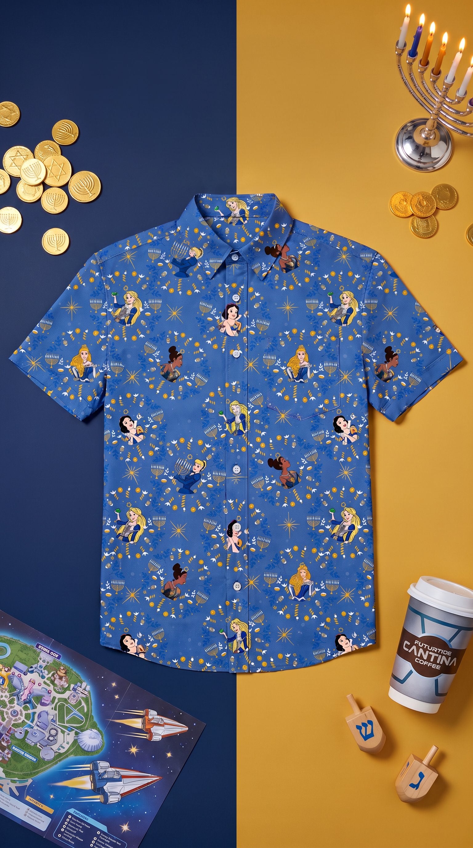 Men's Royal Festival of Lights Princess Athletic Polo