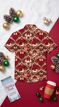 ❤️ Royal Holiday Magic Men’s Button-Up Shirt 🎄✨ *READY TO SHIP*