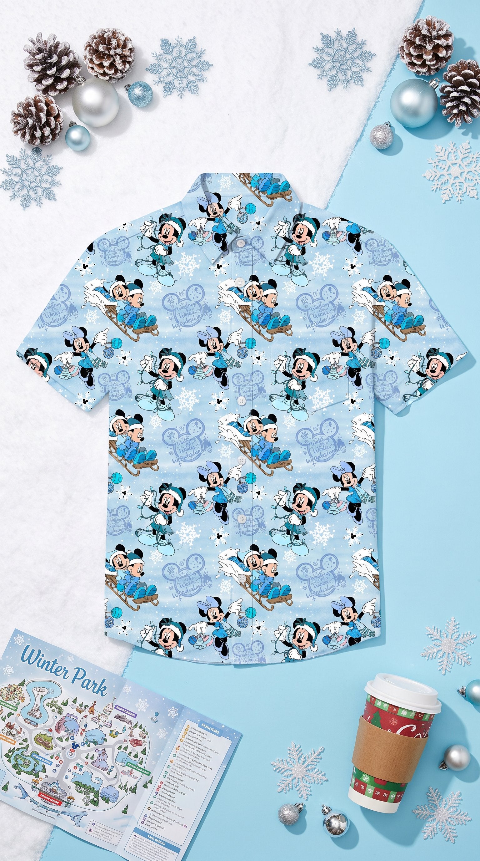 Boy's Winter Wonderland Athletic Polo