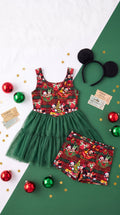 Women's Holiday Plaid Magic Twirl Dress