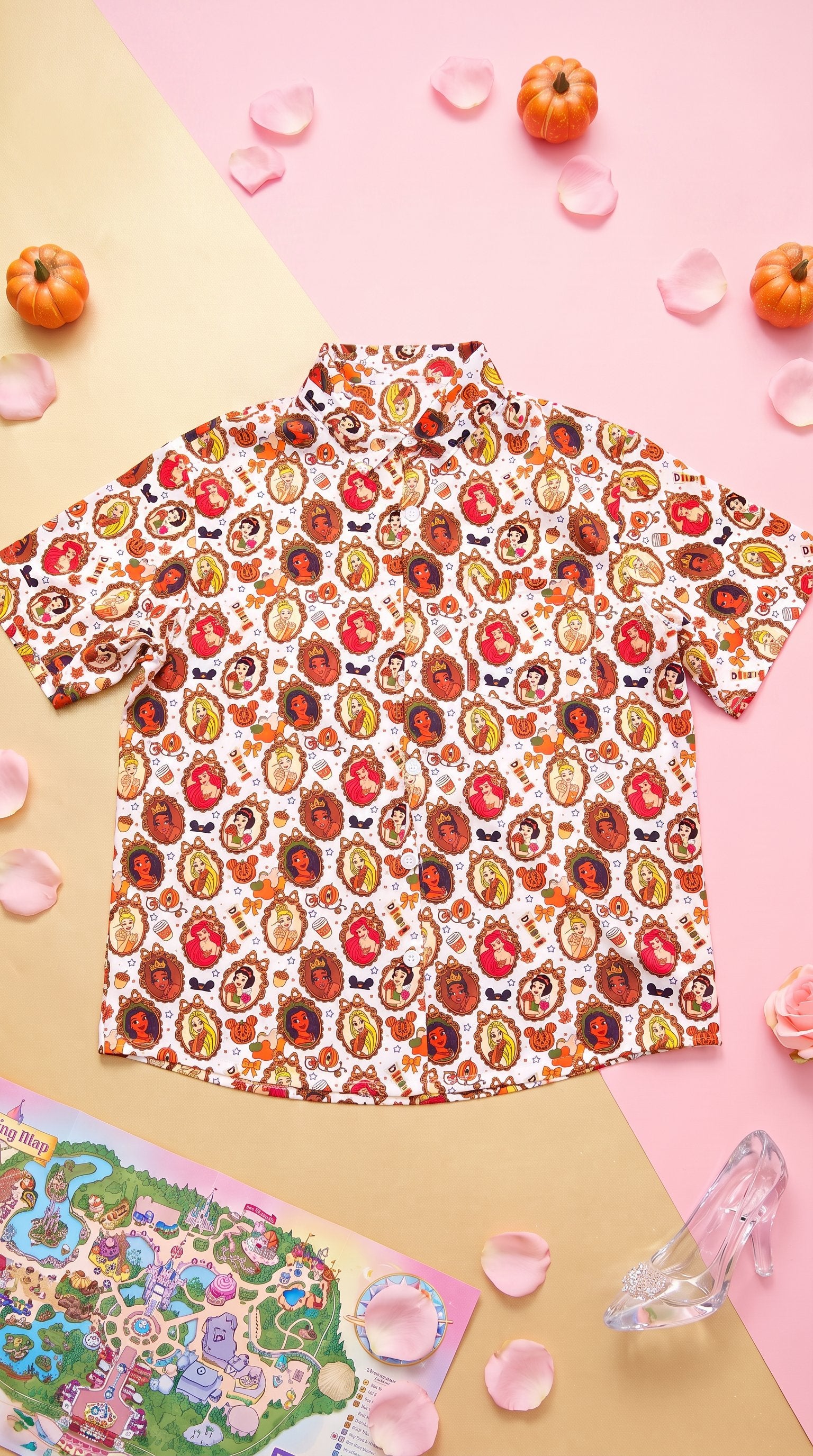 Boys’ Fall Princess Button-Up Shirt