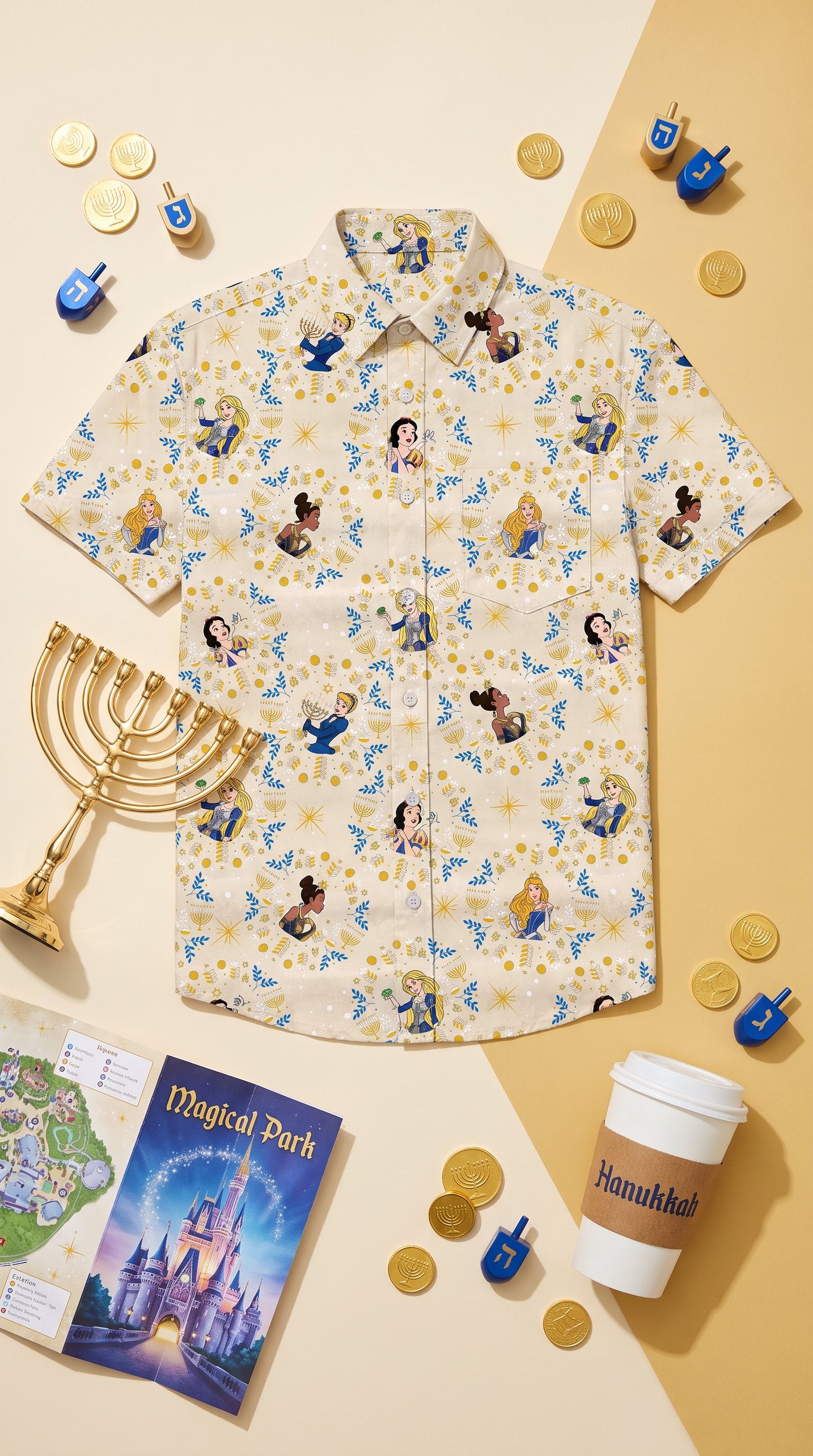 Men's Golden Festival of Lights Princess Athletic Polo
