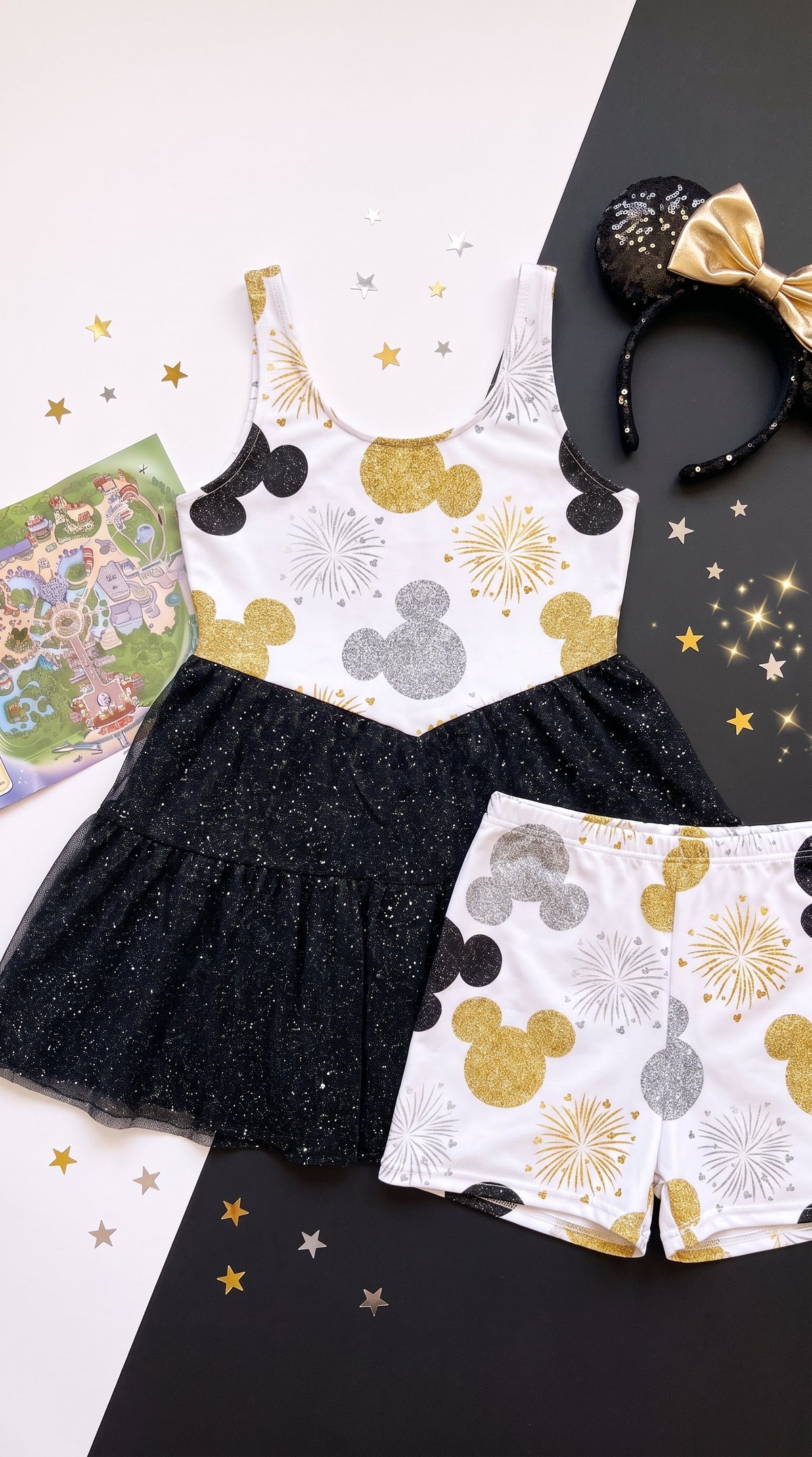 ✨ Girls’ Golden Magic Tulle Dress ✨*READY TO SHIP*
