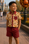Boy's Fall Vibes two-piece Resort Set