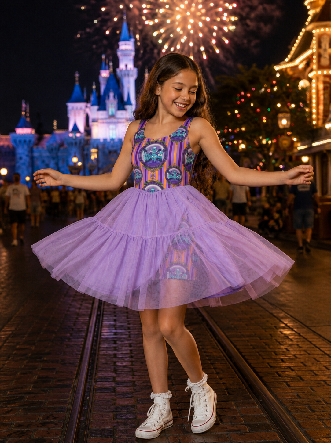 Haunted Mansion Girls' Twirl Dress