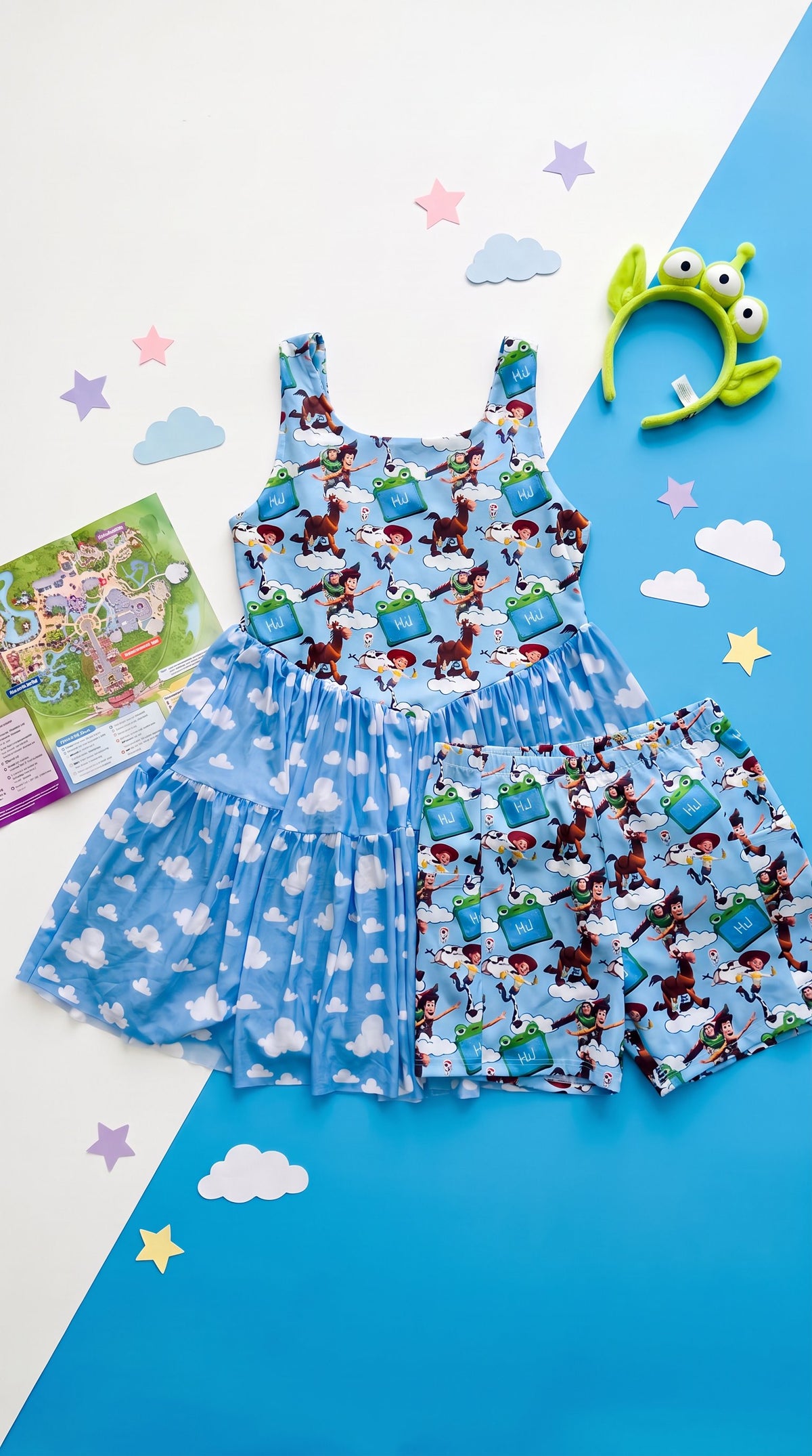 ☁️✨ Girls’ To Infinity & Beyond Cloud Twirl Dress *READY TO SHIP ✨☁️