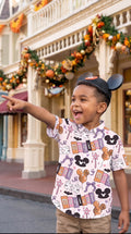 Magical Spooky Day Boys Button-Up Shirt