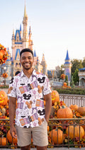 Magical Spooky Day Men's Button-Up Shirt