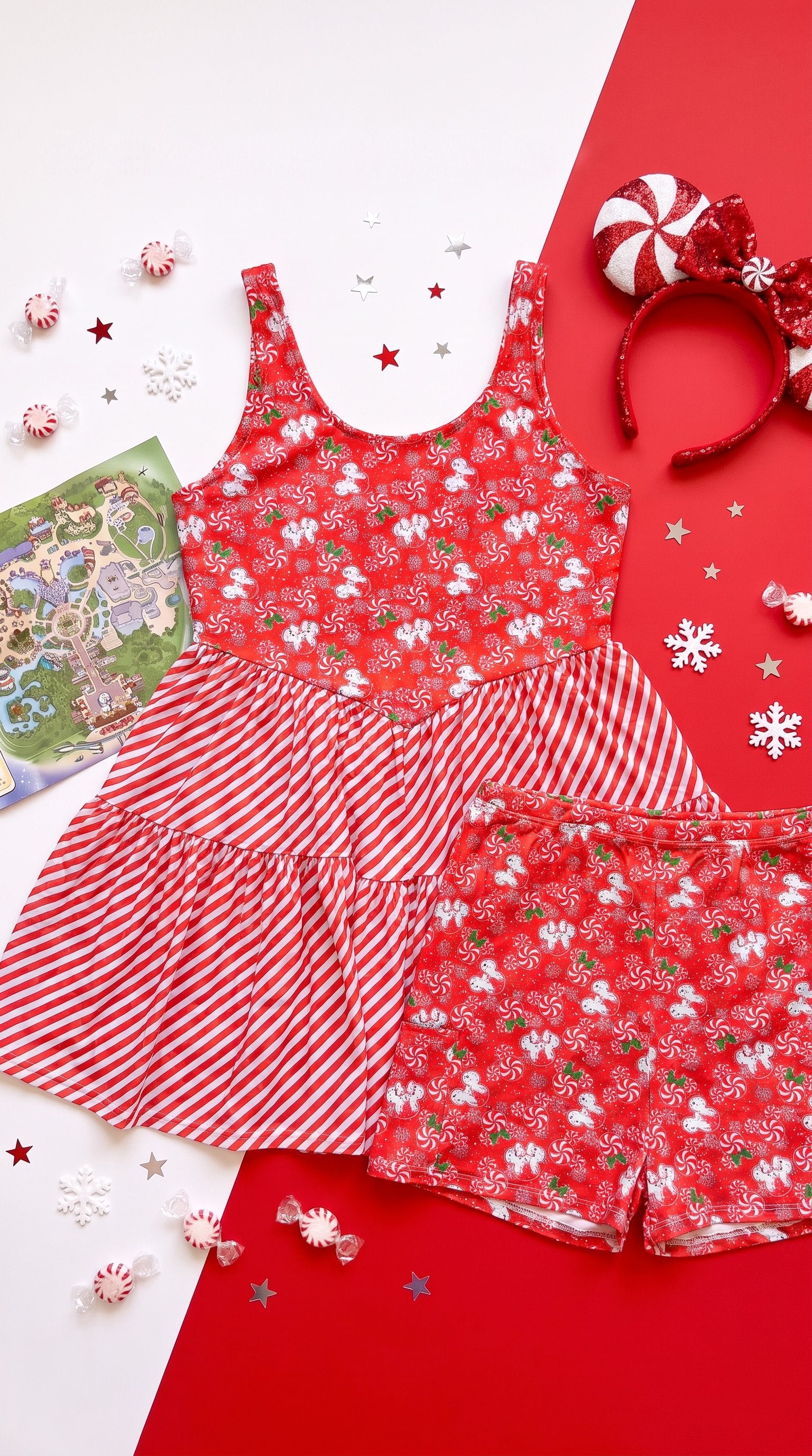 Girls Peppermint Twirl Dress