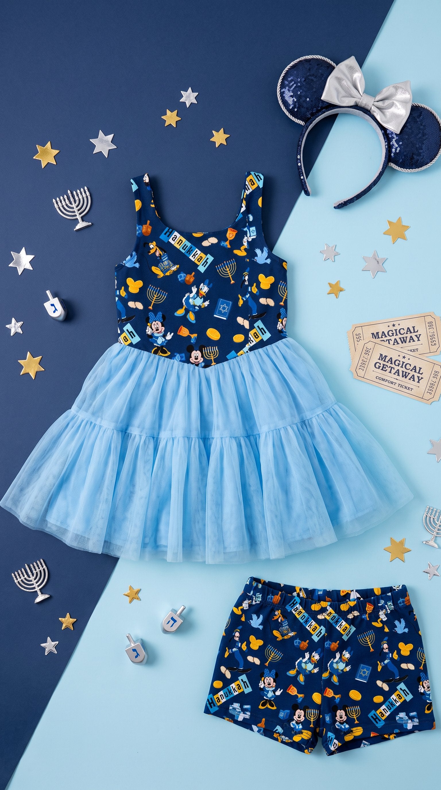 Girl's Hanukkah Magic Twirl Dress