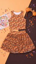 Fall VIbes Women's Two Piece Skirt Set