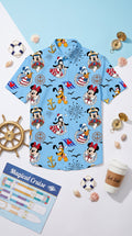 Sail Into Magic Men’s Athletic Button-Up Shirt