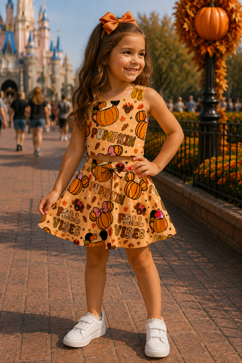 Fall Vibes Girls Two Piece Set