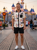 Magical Spooky Day Men's Button-Up & Shorts Set